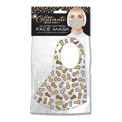 Glitterati Penis Party Face Mask