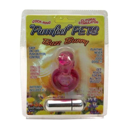 Purrrfect Pets Buzz Bunny Stimulator With Vibrating Bullet Purple