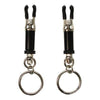 Adjustable Bondage Ring Barrel Nipple Clamps