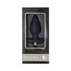 Butt Throb Black Vibrating Plug