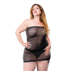 Naughty Girl Mesh Tube Dress Black Q/S