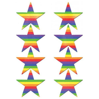 Pastease Mini Rainbow Stars Pack Of 8 O/S