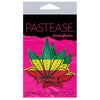 Pastease Marijuana Leaf Rasta Weed Pasties O/S