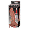 Natural Realskin Hot Cock Curved 7 inches Brown Dildo