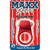 Maxx Gear Pleasure Ring Red Vibrating Cockring