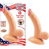 All American Mini Whoppers 5 inches Curved Dong Balls Beige