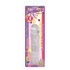 Crystal Jellies 8 Inch Classic Dildo in Clear