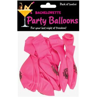 Bachelorette party balloons - pack of 12