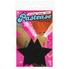 Rockstar Black Glitter Star Pasties O/S