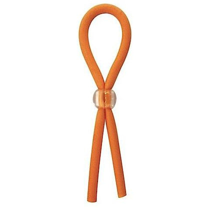 Clincher Adjustable Rubber Cock Ring - Orange