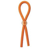 Clincher Adjustable Rubber Cock Ring - Orange