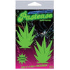 Pastease Petites Glow in the Dark Leaf O/S 2 Pack