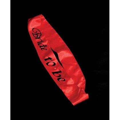 Bride 2B Flash Sash Red