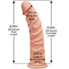 The D Ragin 8 inches Ultraskyn Dildo