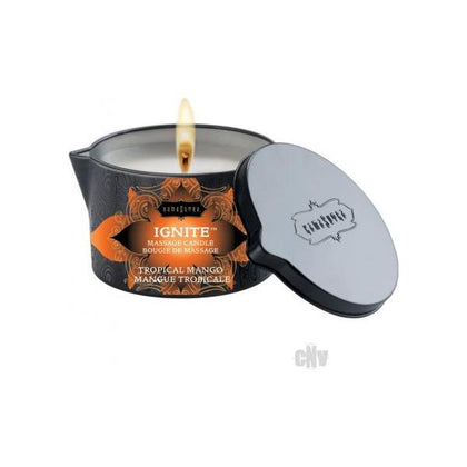 Kama Sutra Ignite Massage Candle Tropical Mango 6oz