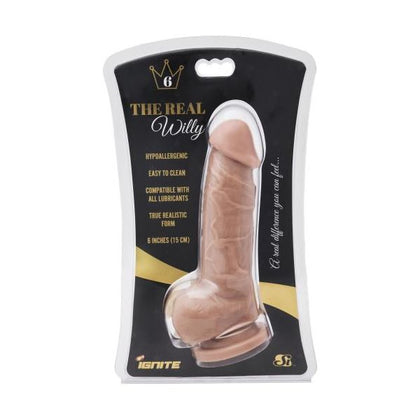 Real Willy 6 inches Caramel Tan Dildo