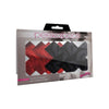 Stolen Kisses X Pasties Red, Black 2 Pack