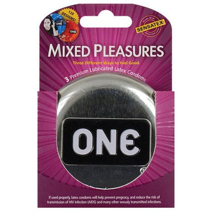 One next generation mixed pleasures condoms - box of 3