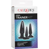 Anal Trainer Kit 3 Butt Plugs Black