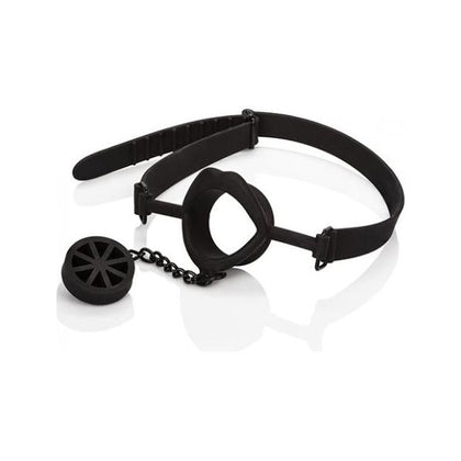 Scandal Silicone Stopper Gag Black