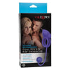 Dual Rockin Rim Enhancer Purple Vibrating Cock Ring