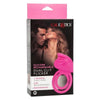 Dual Clit Flicker Enhancer Vibrating Cock Ring Pink