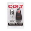 Colt Waterproof Turbo Bullet Vibrator Silver