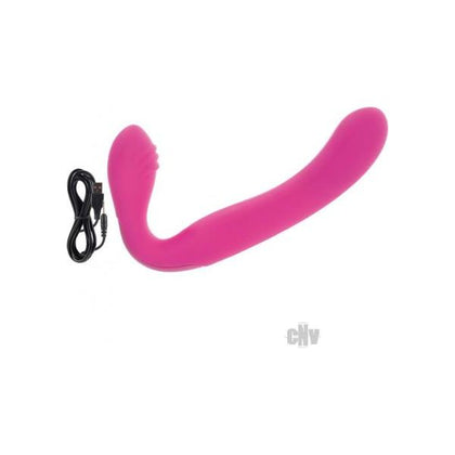 Love Rider Rechargeable Strapless Strap On Pink