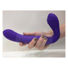 Rechargeable Silicone Love Rider Strapless Strap-on - Purple