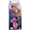 Lovers Delight Ele Double Support Enhancer Ring With Removable 3 Speed Stimulator Purple