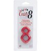 Crazy 8 Cock Ring Red