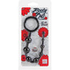 Booty Call X-10 Silicone Anal Beads Black 8 Inch