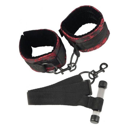 Scandal Over The Door Cuffs Black/Red