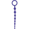 Booty Call X-10 Silicone Anal Beads Purple 8 Inch