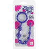 Booty Call X-10 Silicone Anal Beads Purple 8 Inch