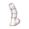 Cock Cage Enhancer 4.5 Inch - Clear