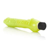 Glow in the Dark Vibrating Jelly Dildo Green