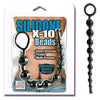 Silicone X-10 Beads - Black