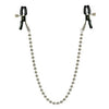 Nipple Clamps Silver Beaded Chain