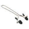 Nipple Clamps Silver Beaded Chain