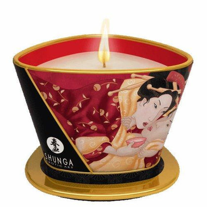 Shunga Massage Candle Romance Strawberry Wine 5.7oz