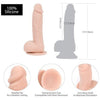 Addiction Mark 7.5 inches Beige Dildo