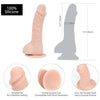 Addiction Brad 7.5 inches Beige Realistic Dildo