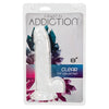 Crystal Addiction Dong 8 inches Clear