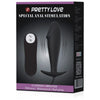 Pretty Love Vibrating Penis Shaped Butt Plug Black