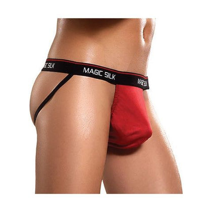 100% Silk Jock Strap Red S/M