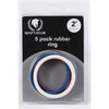 Rainbow Rubber C Ring 5 Pack - 2 inch