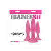 Sliders 3 Piece Trainer Kit Plugs Pink