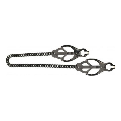 Black Butterfly Nipple Clamps With Chain