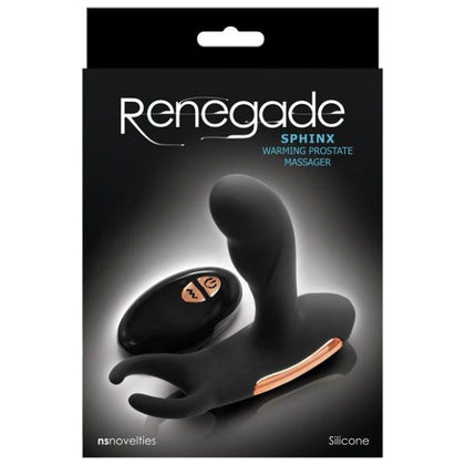 Ns Novelties Renegade Sphinx Warming Prostate Massager - Black